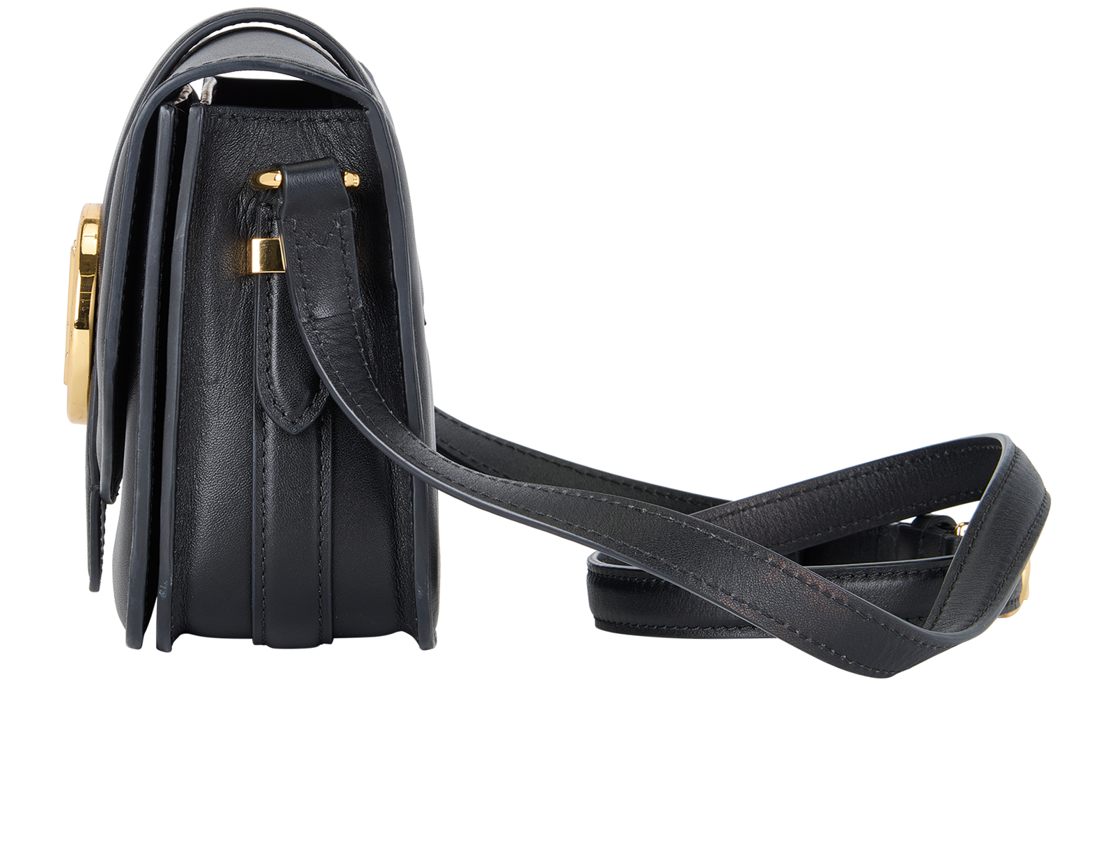 Pont 9, &pound;1,500, Handbags, Black, Leather, Bottom view